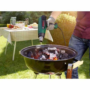 Pistola de Aire Caliente Universal BOSCH de 600/1800W, Temperatura Ajustable, Eléctrica, a Batería, para Bricolaje Industrial y Termocontracción - Product Image 2