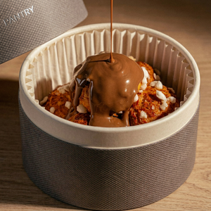 Nouveau Tube de Cuisson en Papier Tendance Personnalisé, Résistant au Four, avec Doublure Canelée, Boîte de Cuisson pour Pâtisseries, Chouquettes et Cheesecake Basque - Product Image 3