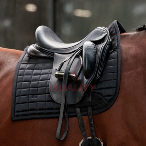 Tapis de selle doublure douce longue durée de haute qualité design anglais confort adapté à l'équitation nouveauté tapis de selle équestre - Product Image 3