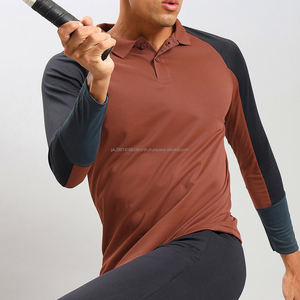 Camiseta Polo de Manga Larga Estilo Rugby Vintage con Logotipo Personalizado del Fabricante, Camiseta de Hombre con Botones y Rayas - Product Image 4