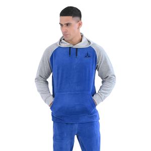 Vente en gros d'ensembles de vêtements de sport surdimensionnés sweat à capuche uni et jogging survêtements vierges imprimés de logo personnalisé de grande taille Service OEM - Product Image 3