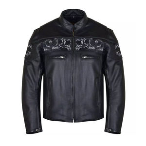 Cuir de chèvre Faux Design Premium Produits textiles Veste en cuir Mode American Wear Veste en cuir de chèvre Faux fourrure - Product Image 6