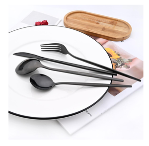 Cubiertos de acero espejado Vajilla Fiestas DE BODA Cuchara Vajilla de acero inoxidable Juego de cubiertos Cuchara de acero inoxidable - Product Image 5
