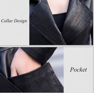 Womans Steampunk Leather <b>Coat</b> New Style Plus Size Cheap Wholesale Women Winter Quilted Jackets for <b>Ladies</b> Clothing Waterproof - Product Image 4