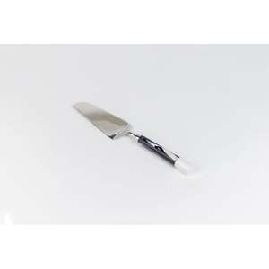 Ensemble de couteau et de serveur à gâteau de mariage en métal, poignées en marbre, couverts de service de haute qualité, support OEM - Product Image 3