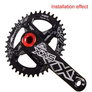Adaptador de platos de aluminio para bicicleta de montaña, carretera, BMX y cruisers, 110/104 BCD, compatible con bielas X9, <span class=keywords><strong>XX1</strong></span>, X0, X01 - Product Image 5