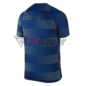 เสื้อฟุตบอลดีไซน์สวยที่สุดสำหรับทุกเพศ แห้งเร็ว รับผลิตตามสั่ง ขายส่ง คุณภาพสูง สีเขียว พิมพ์ลายแบบซับลิเมชั่น โพลีเอสเตอร์ 100% ผลิตตามแบบที่ต้องการ - Product Image 2
