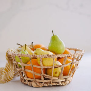 HAPROSIMEX SAIGON Contenedores de almacenamiento rectangulares hechos a mano Jacinto de agua Cesta rectangular Asas Contenedor de organización flexible para el hogar - Product Image 4