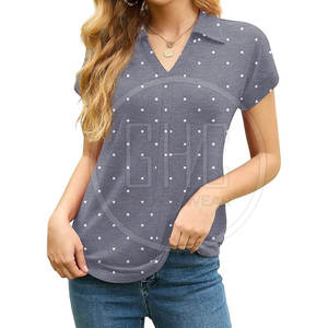 OEM Slim Fit mujeres para Polos tamaño personalizado algodón ecológico para el verano precio barato disponible en stock - Product Image 4