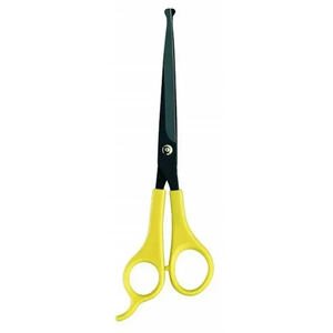 Tijeras de aseo para mascotas Chi Buy de alta calidad, 6,5 pulgadas, mango de plástico amarillo, tijeras de aseo para mascotas con silenciador - Product Image 2