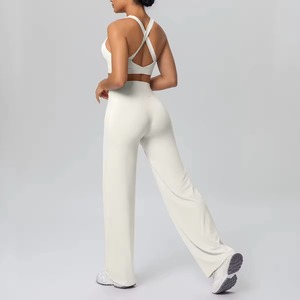 Vêtements de sport Fitness Yoga Gym Grande taille 2 pièces Ensembles d'entraînement réversibles écologiques à séchage rapide pour femmes Haute qualité - Product Image 2