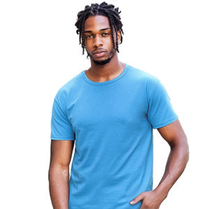 Wholesale High Quality 100% Cotton 190gsm Quick Dry Eco-Friendly Breathable Unisex <b>Men</b> <b>T</b>-<b>Shirt</b> with Blank Logo Embroidery - Product Image 2