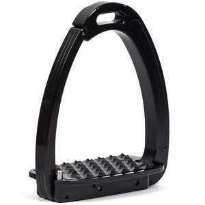 Nouveauté : étriers de course à barils western, recouverts de cuir, en acier inoxydable 304, réutilisables, certifiés CE, légers - Product Image 3