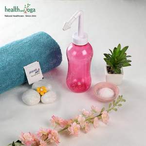 HealthAndYoga 300ml Neti Pot Squeeze botella a prueba de fugas suave al tacto apretar NETI secado rápido del proveedor de la India al mejor precio - Product Image 1