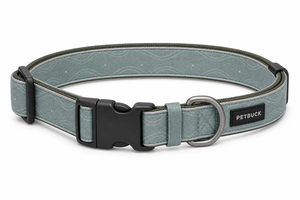 Collar para Perro PETBUCK Mist Ridge, Elegante Collar Ajustable con Detalles Reflectantes, Correas Suaves y Resistentes, Ligero para Exteriores Z50 - Product Image 1