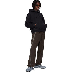 Diseño de lujo Logotipo personalizado Ropa de calle Peso pesado Loose Fit Drop Shoulder Diseño esencial Para hombres Sudadera con capucha en blanco - Product Image 2