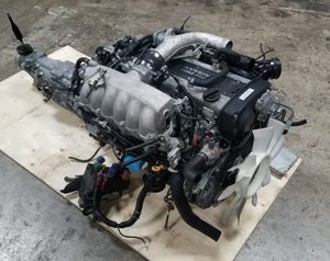 Motor Turbo RB25DET Nissan Skyline R33 RB25 2.5L Serie-2 USADO con Transmisión Manual de 5 Velocidades, Intercambio Completo - Product Image 2