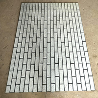 Revêtement mural en porcelaine imitation pierre, finition mate moderne, 300x600 mm, haute profondeur, antibactérien, pour extérieur
