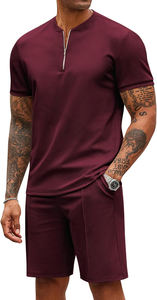 Ensemble de survêtement léger pour homme, été 2025, tissu respirant, design élégant, tenue assortie, style urbain, frais, actif, puissant - Product Image 2