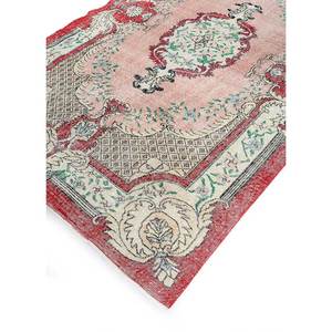 Alfombra de Lana Anudada a Mano de Gran Tamaño, Diseño de Medallón Rojo y Naranja, para Sala de Estar, Pasillo Rectangular, Modelo Pae-2887 - Product Image 2