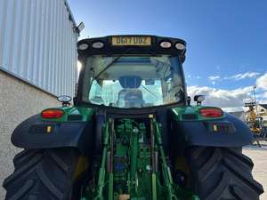 Tractor multifuncional 130 barato con CA y cabina 4X4 modelo de tractor Johnn-Deere 6130R usado a la venta - Product Image 2