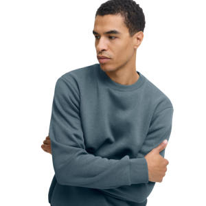 เสื้อกันหนาวผ้าฝ้ายผู้ชายคอกลมผ้าฝ้ายสไตล์สปอร์ตแบบสวมหัวโลโก้ตามสั่ง100% - Product Image 3