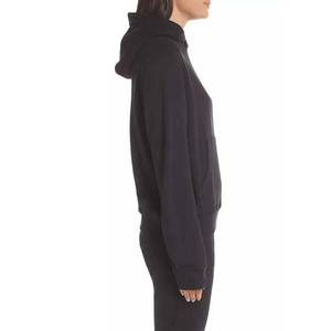 Sweat à capuche pour femme Pullover Full Black Color Long Sleeves Oversized Gym Fitness Cotton Fleece High Quality Women's Hoodies - Product Image 6