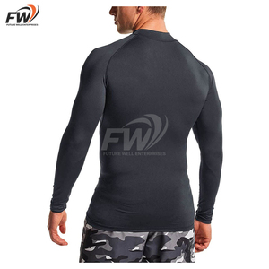 เสื้อรัดกล้ามพิมพ์โลโก้ตามสั่ง เสื้อรัดกล้าม MMA แบบเปล่า เสื้อรัดกล้าม BJJ แบบซับลิเมชั่นสำหรับผู้ชาย - Product Image 2