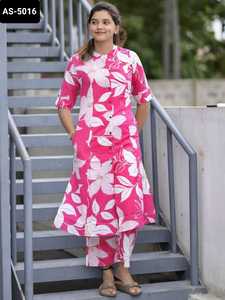 Traje étnico indio de algodón puro listo para usar Salwar Kameez con estampado digital con talla grande disponible para vestido de mujer - Product Image 3