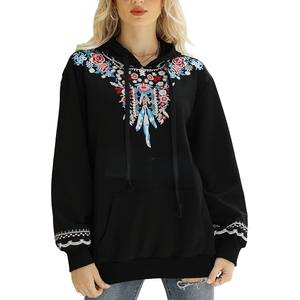 เสื้อฮู้ดปักลายสำหรับผู้หญิงแขนยาวระบายอากาศกันรอยยับเป็นมิตรกับสิ่งแวดล้อมแห้งเร็วน้ำหนักเบาราคาไม่แพงดีไซน์ล่าสุด - Product Image 1