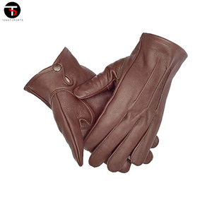 New Arrival Latest Design Cheap Price Top High Quality Stylish Winter Warm Fashion Leather <b>Gloves</b> From Pakistan <b>Men</b> - Product Image 2