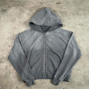 Conjunto de chándal lavado ácido para hombre con capucha y pantalones Ideal para viajes deportivos en el gimnasio y comodidad diaria - Product Image 3