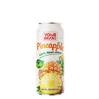 OEM ODM Votre Marque Votre Recette Jus d'Ananas 100% avec Pulpe 500ml Bon pour la Santé Fabricant de Boissons Groupe Nam Viet