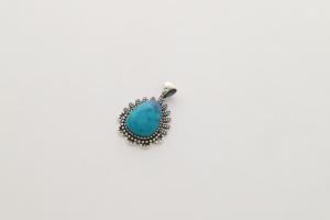Pendentif élégant en argent sterling 925 de qualité supérieure, serti de shattuckite en forme de poire, finition haut de gamme, cadeau de mode - Product Image 2