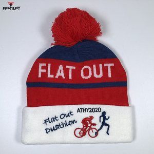 Best Quality Professional Made Winter <b>Beanie</b> Hats 3D Embroidery Digital Breathable Waterproof 100% Cotton <b>Fleece</b> Fabric Custom - Product Image 2