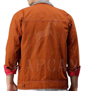 Vestes en jean personnalisables 100% coton pour hommes High Street Style Ripped Washed Street Wear - Product Image 3