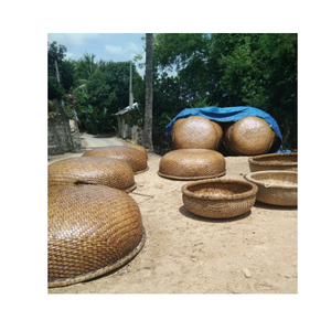 Barco de bambú duradero fuerte/barco de pesca de bambú natural coracle 100% de Vietnam para decoración o centros turísticos - Product Image 6