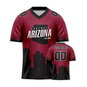 Camiseta de Fútbol Americano para Hombre con Bordado Personalizado, Paneles de Hombro Reforzados, Malla Transpirable y Ajuste Cómodo para el Juego - Product Image 5