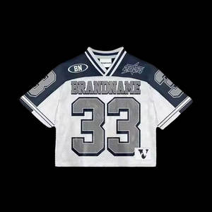 Maillots de football américain personnalisés 2025, élégants, sublimés, uniformes, col en V, entièrement personnalisables, broderie, maillots de football américain - Product Image 3