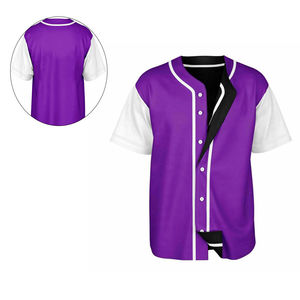 Ensemble de maillots de baseball à sublimation personnalisée pour hommes short brodé 100% polyester anti-bactérien évacuant l'humidité pour les sports d'été - Product Image 6
