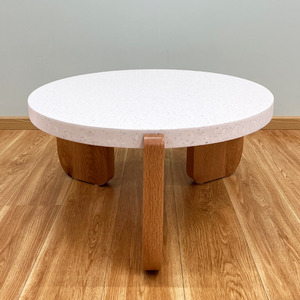 Artisanat de taille différente personnalisé en usine au Vietnam Table basse en béton pour l'extérieur Meubles en ciment Emballage personnalisé - Product Image 5