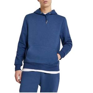 Conjunto de dos piezas de ropa de fabricante al por mayor, chándal de correr de lana personalizado, sudaderas con capucha y sudadera, conjunto de chándal para correr para hombre - Product Image 2