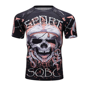 Camisa cómoda de moda para hombres de alta elasticidad, manga larga, surf, Fitness, secado rápido, UPF 50 +, protectores de erupción para hombres - Product Image 5