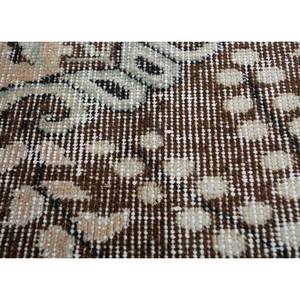 พรมขนสัตว์ถักมือสีน้ำตาลเบจสไตล์วินเทจ รุ่น Pae-2765 สำหรับตกแต่งบ้าน ลายเมดัลเลียนรูปสี่เหลี่ยมผืนผ้า สำหรับห้องโถง ลายแบบนามธรรม สำหรับห้องนั่งเล่น - Product Image 3