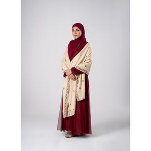 New Fashion Designer Embroidered <b>Shawl</b> for <b>Women</b> 100% High Quality Lightweight Breathable Durable Long Length Outdoor Wear for - Product Image 1