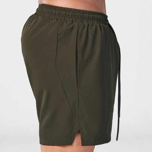 Pantalones cortos deportivos informales de secado rápido para hombre, pantalones cortos de entrenamiento con letras reflectantes para correr o entrenar en el gimnasio con bolsillos, Fitness ligero - Product Image 3