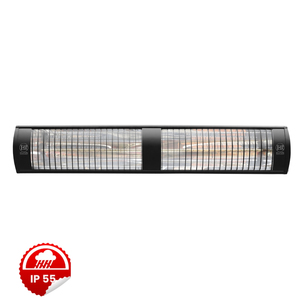 ELCON EIR 4000 เครื่องทำความร้อนอินฟราเรดไฟฟ้า 4000W IP55 ทนต่อสภาพอากาศ อลูมิเนียมสีดำ หลอดไฟคู่ เชื่อมต่อโดยตรง - Product Image 1