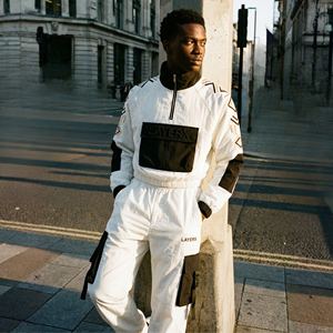 Conjunto Deportivo Personalizado para Hombre 2026, Chaqueta Cortavientos Vintage de Nailon Grueso con Lavado Ácido, Chaqueta Cuadrada con Bordado y Pantalones Cargo, Ropa Urbana - Product Image 5