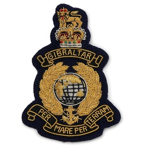 Blazer de poche Northamptonshire personnalisable brodé à la main Badge en fil métallique en cuir Broderie d'uniformes avec logo personnalisé - Product Image 5