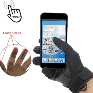 Gants de course moto unisexes de haute qualité, sur mesure, à doigts complets, antidérapants, en cuir respirant pour le cyclisme hivernal - Product Image 2